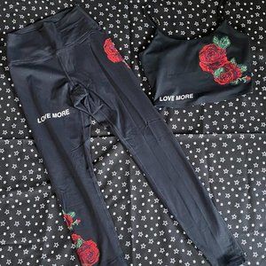 Spiritual Gangster "Love More" Cropped Tank and Legging Set
